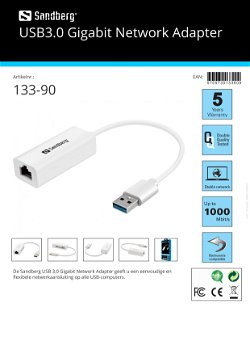 USB 3.0 Gigabit Network Adapter