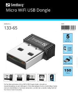 Micro WiFi USB Dongle draadloze netwerktoegang via een USB-poort