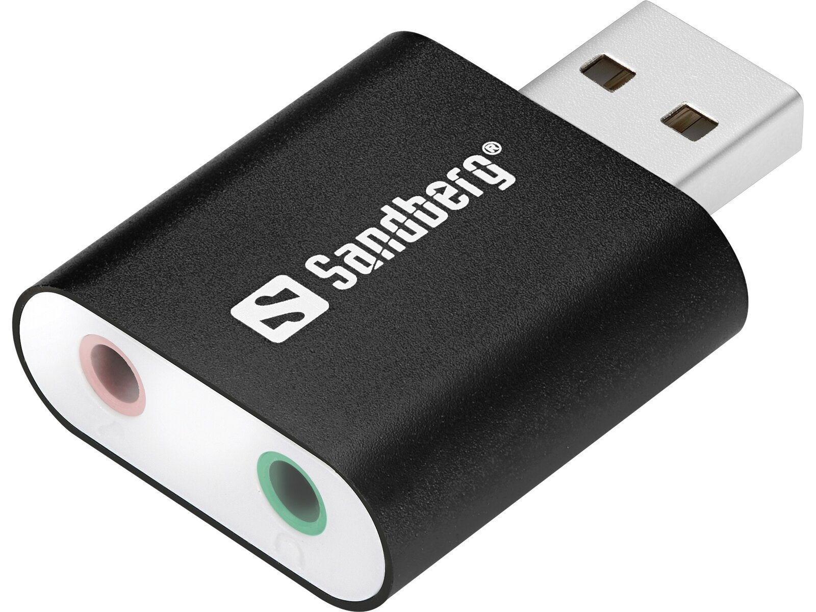 USB to Sound Link compacte externe USB-geluidskaart met connectors voor zowel speakers als microfoon - Afbeelding 2