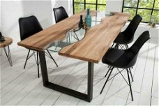 Eettafel River 200 cm Wild Oak-hout