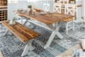 Aruba eettafel 160cm Mango-hout - 0 - Thumbnail