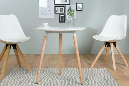 Bistro tafel Gothenburg 60cm wit - 1