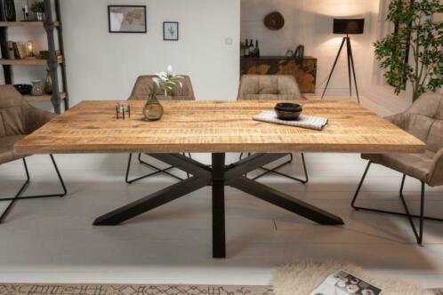 Eettafel Chicago 200cm Mango-hout - 0