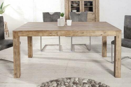 Eettafel Copenhagen 160-240cm Acacia, Teak-hout grijs - 2