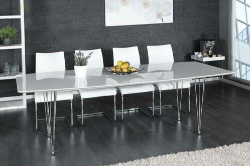 Eettafel Extension 170-270cm wit hoogglans - 1