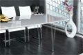 Eettafel Extension 170-270cm wit hoogglans - 3 - Thumbnail