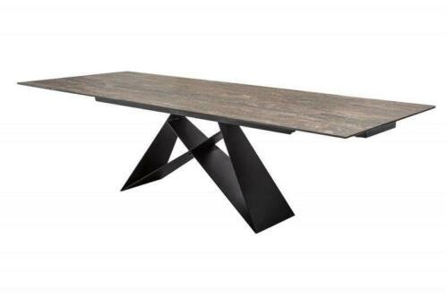 Eettafel Extension 180-420cm wit Oak-hout - 5