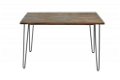 Eettafel Havanna 120cm bruin Acacia-hout - 4 - Thumbnail