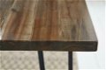Eettafel Havanna 80cm bruin Acacia-hout - 2 - Thumbnail
