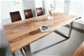 Eettafel Johannesburg 160cm Acacia-hout 35mm - 1 - Thumbnail