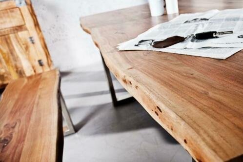 Eettafel Johannesburg 160cm Acacia-hout 35mm - 3