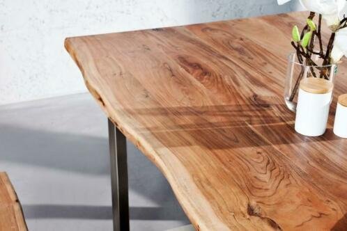 Eettafel Johannesburg 160cm Acacia-hout 35mm - 4