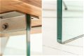 Eettafel Johannesburg 200cm Acacia-hout 35mm glas - 4 - Thumbnail