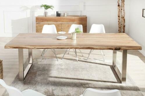 Eettafel Johannesburg 200cm Acacia-hout 60 mm - 1