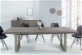 Eettafel Johannesburg 240cm grijs Acacia-hout - 2 - Thumbnail