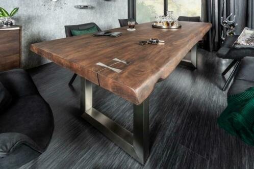 Eettafel Johannesburg Artwork 200cm Acacia-hout 60mm - 0