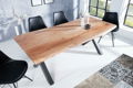 Eettafel Johannesburg X 180cm Acacia-hout 35mm - 1 - Thumbnail