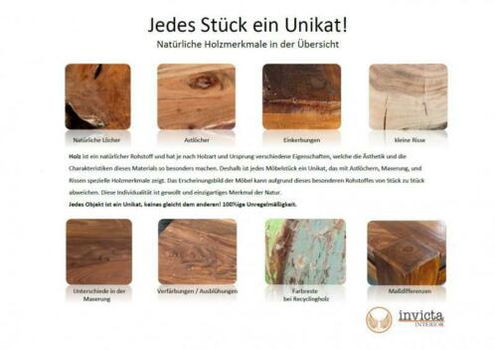 Eettafel Johannesburg X 180cm Acacia-hout 35mm - 6