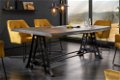 Eettafel Johannesburg industrieel 220cm Acacia-hout grijs - 0 - Thumbnail