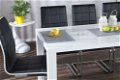 Eettafel Lucente hoogglans wit 140cm - 3 - Thumbnail