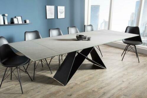 Eettafel Morpheus 180-260cm cement - 0