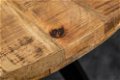 Eettafel Nairobi 120cm ronde natuurlijke Mango-hout - 3 - Thumbnail