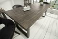 Eettafel Nairobi 160cm grijs Mango-hout - 1 - Thumbnail