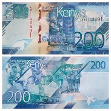 Kenya 200 Shillings P-NEW 2019 UNC 