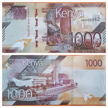 Kenya 1000 Shillings P-NEW 2019 UNC - 0