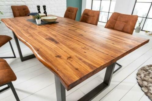 Eettafel Phoenix 160cm Acacia-hout 35mm - 0