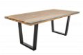 Eettafel Sahara 200cm Indian Rosewood grijs - 4 - Thumbnail