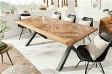 Eettafel Seattle 160cm natuurlijke Mango-hout