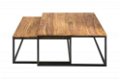 Eettafel Tokio 180cm gekleurd duurzaam gerecycled hout - 5 - Thumbnail