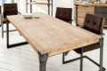 Tafel Industrial Acacia-hout 200cm Teak-hout grijs - 0 - Thumbnail