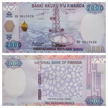 Rwanda 2000 Francs p-40 2014 UNC - 0