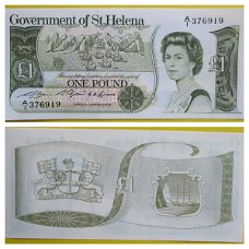 Sint Helena 1 Pound P 9 ND (1981) UNC S/N A1369618
