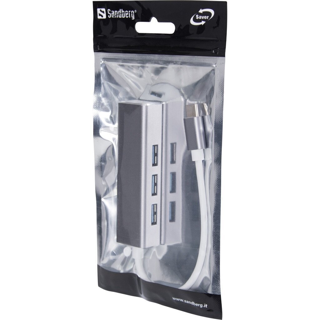 USB-C to 4x USB 3.0 Hub SAVER USB-apparaten aansluiten op computer met USB-C poort - Afbeelding 4