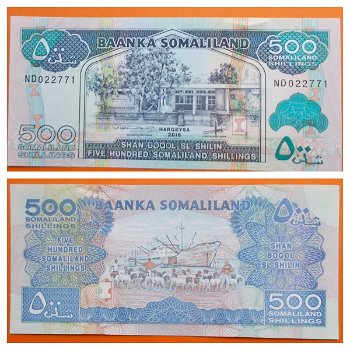 Somaliland 500 Shillings 2016 UNC - 0