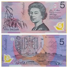 Australia 5 Dollars P 57 f 2008 UNC  