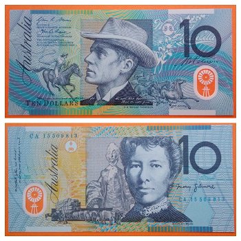 Australia 10 Dollars P-58h 2015 Unc - 0