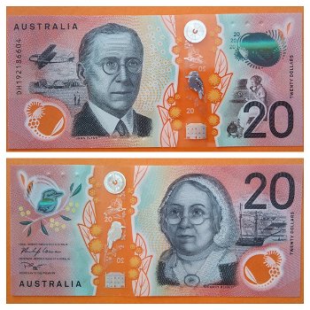 Australia 20 Dollars p-new 2019 UNC SN DH192186604 - 0