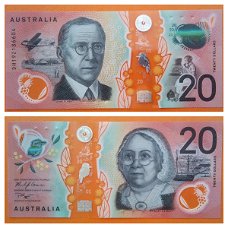 Australia 20 Dollars p-new 2019 UNC SN DH192186604 