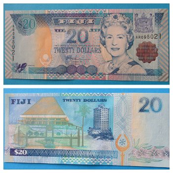 Fiji 20 Dollars p-107a 2002 UNC - 0