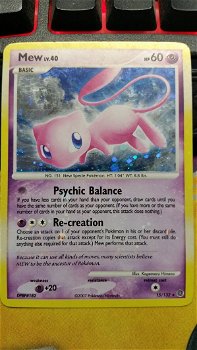 Mew 15/132 Holo DP Secret Wonders (bleed) gebruikt - 0