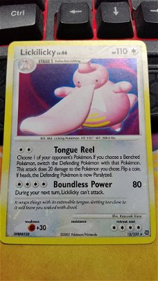 Lickilicky holo 12/132 Diamond and Pearl Secret Wonders (bleed) NM