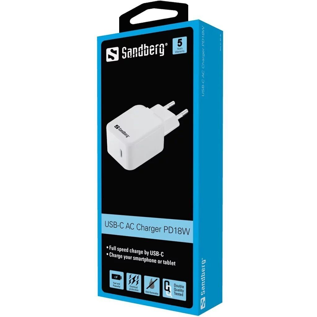 USB-C AC Charger PD18W oplader volle snelheid opladen van smartphones en tablets - Afbeelding 6