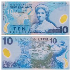 New Zealand 10 Dollars P-186c 2013 sign Wheeler UNC