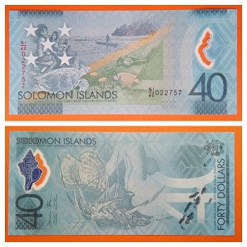 Solomon Islands 40 Dollars p-new 2018 Commemorative UNC - 0