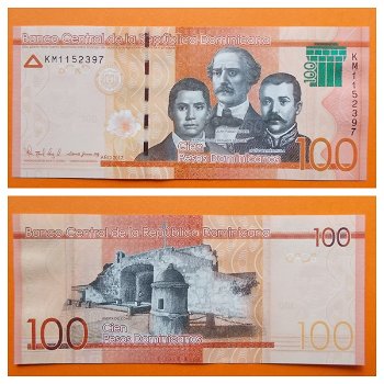 Dominican Republic 100 Pesos Dominicanos P-New 2017 UNC - 0
