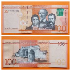 Dominican Republic 100 Pesos Dominicanos P-New 2017 UNC 